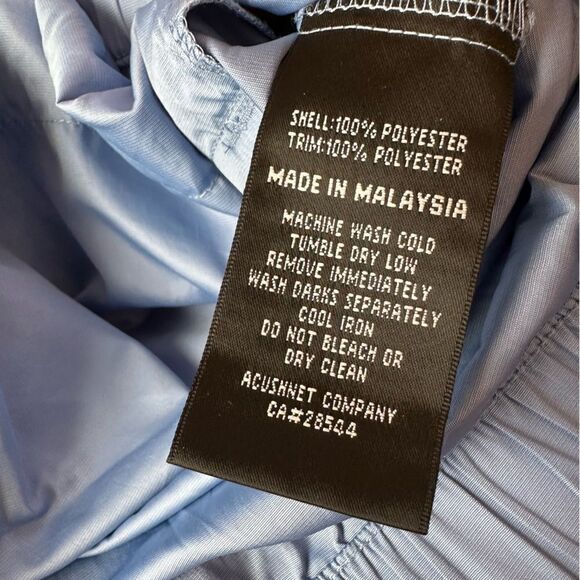 FootJoy XL Carolina Blue V-Neck Lightweight Jacket - Picture 3 of 6